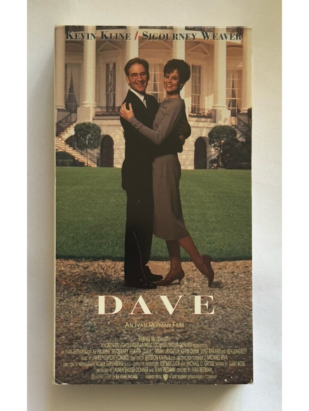 Dave (1993 VHS Film) Kevin Kline, Sigourney Weaver